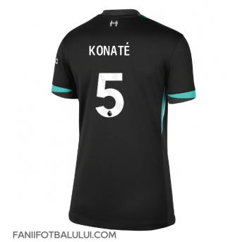 Liverpool Ibrahima Konate #5 Tricou Fotbal Replică 2024-25 Femei Deplasare